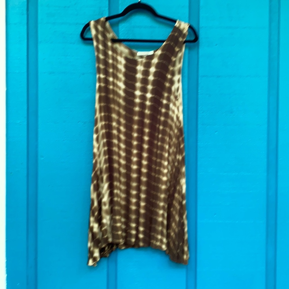Shabori dyed sleeveless tunic